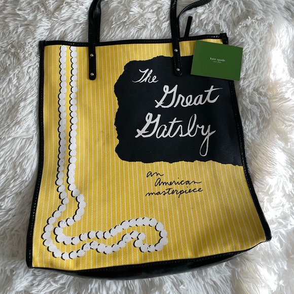 SOLD Kate Spade Rare Great Gatsby Tote - Picture 6 of 13